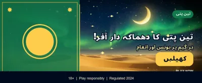 شاندار بونس اور انعامات پائیں banner image